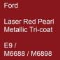 Preview: Ford, Laser Red Pearl Metallic Tricoat, E9 / M6688 / M6898.
